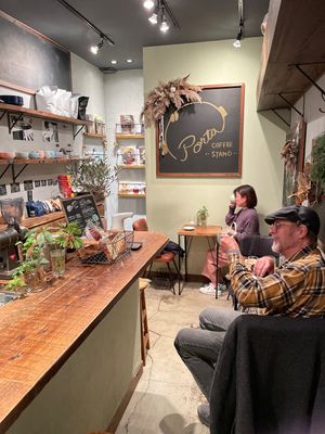   at Porta Coffee Stand in Tokyo