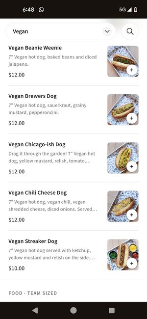 Menu at Left Field Brewery in Toronto