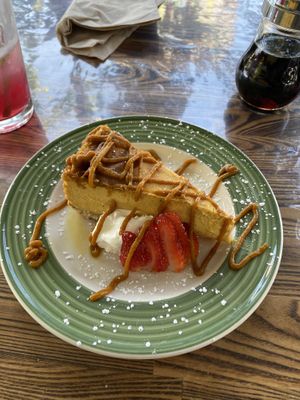 Delicious pumpkin cheesecake 😋  at The Grain Cafe in Los Angeles