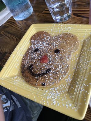Kids pancake  at The Grain Cafe in Los Angeles