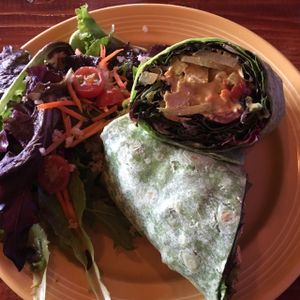 Curry wrap :) at The Grain Cafe in Los Angeles