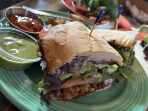 Chorizo Torta  at The Grain Cafe in Los Angeles