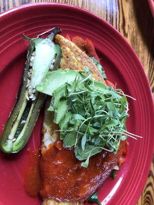 Veggie omelette   at The Grain Cafe in Los Angeles