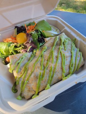 Bon appetite crepe to go at The Grain Cafe in Los Angeles