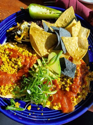 Tofu Rancheros at The Grain Cafe in Los Angeles