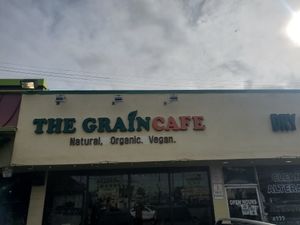 Sign at The Grain Cafe in Los Angeles