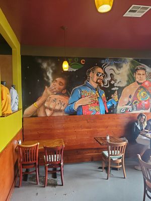 Mural at The Grain Cafe in Los Angeles