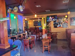 Dining area at The Grain Cafe in Los Angeles