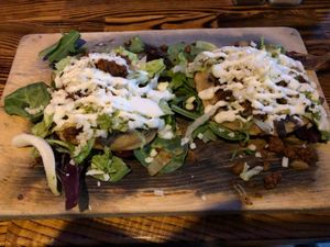Sopes at The Grain Cafe in Los Angeles