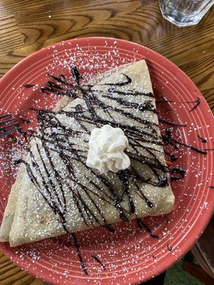 chocolate crepe  at The Grain Cafe in Los Angeles