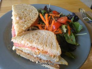 Tempeh reuben at The Grain Cafe in Los Angeles