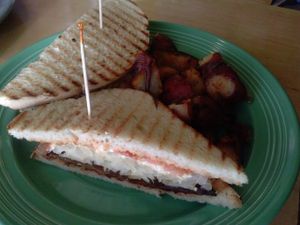 reuben sandwich at The Grain Cafe in Los Angeles