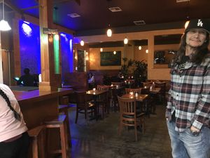 Large seating area at The Grain Cafe in Los Angeles