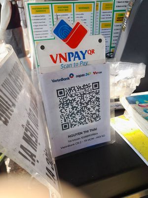 Can pay by bank transfer at Let's Chay in Ho Chi Minh City