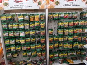 Market spice selection at Aladdin's Market & Kitchen in Reno