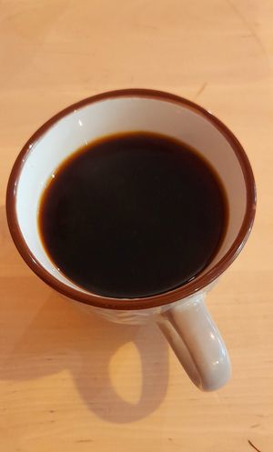 Brazilian beans v60 coffee at Jardim Natural Food in Sao Miguel