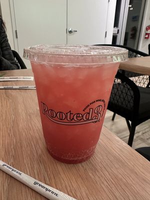 Homemade Spritzer #Veganuary at Rooted3 in Bethesda