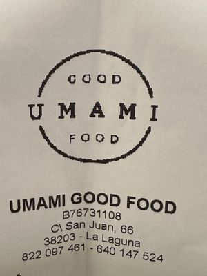   at Umami Good Food - La Laguna in Tenerife