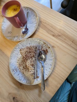 Käsekuchen mit Erdnüssen at Umami Good Food - La Laguna in Tenerife