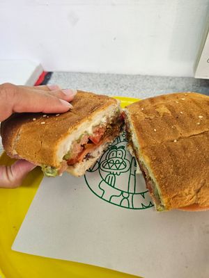 Cubano at Tortas TiM in Mexico City