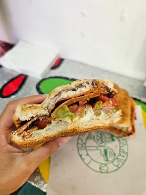 Cubano at Tortas TiM in Mexico City