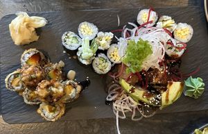 Vegan sushi plate for 1 person   at Nikko Sushi Ramen & Vegan in Bamberg