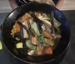 Tofu Miso soup (main course size)  at Nikko Sushi Ramen & Vegan in Bamberg