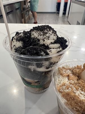 Cookies’n’Creme (top) Coffee Oreo (bottom)  at Sweet Izzy in Denver