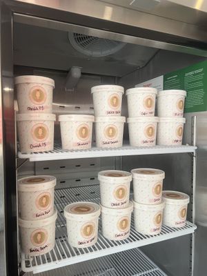 To-go pints   at Sweet Izzy in Denver