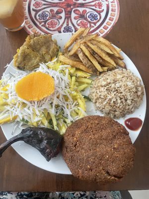   at Govindas in Santa Marta