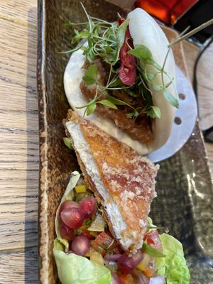 Vegan Bao Buns  at Noodle Brat in London