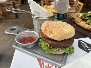 Vegan burger   at Almacen De Pizzas in Asuncion