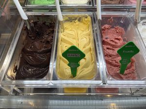 Vegan gelato   at Quattro in Asuncion