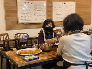 Meals are generously offered volunteers at JustBe Temple - 홍대선원 in Seoul