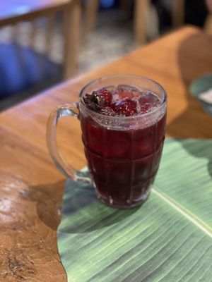 Rosella juice - Ros' Niyom (Silom Complex), Bangkok  at Ros' Niyom - Silom Complex in Bangkok