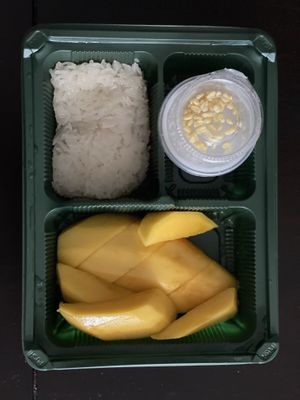 Mango sticky rice from Ros' Niyom (Silom Complex), Bangkok  at Ros' Niyom - Silom Complex in Bangkok