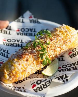 Elote  at Tierra Taco in Los Angeles