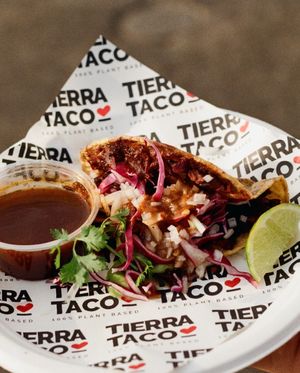 Birria Taco  at Tierra Taco in Los Angeles
