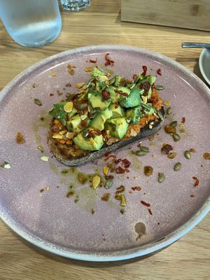 Avo on toast  at 1947 Coffee Co in Enfield