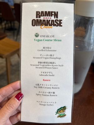   at MOON and BACK Ramen Bar Kyoto in Kyoto