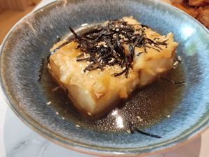 Agedashi tofu at Niàn Cafe in Langkawi