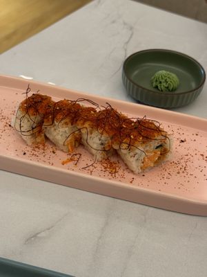 Togarashi uramaki  at Niàn Cafe in Langkawi