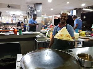 paper roti at Tomato Nasi Kandar in Langkawi