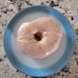 Orange mango vegan donut at Tangerine in Regina
