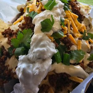 Vegan Loaded Nachos #Veganuary at Nature's Juice Cafe - Pop Up in Ocala