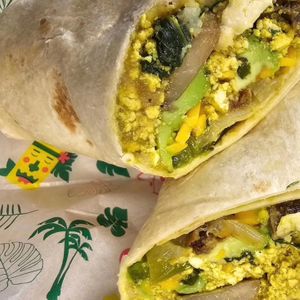 Vegan Breakfast Burrito #Veganuary at Nature's Juice Cafe - Pop Up in Ocala