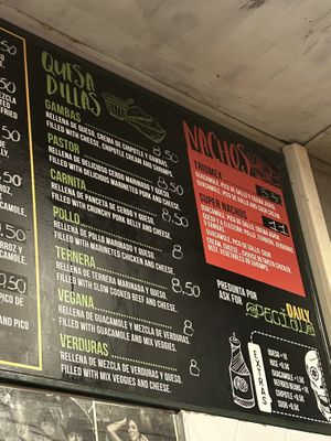 Vegana Quesadilla  at Malverde Taqueria in Fuerteventura