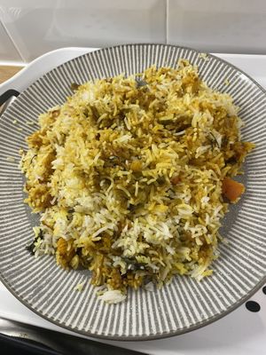 Vegan Vegetable Biryani  at Mallus in Maidstone