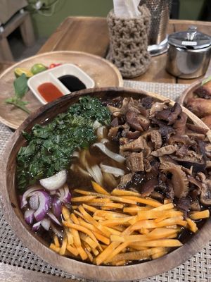 Mushroom Pho   at Food Lab in Siargao