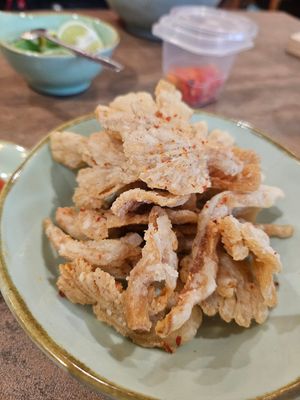Fried Oyster Mushroom ~ 11/11/23 at The Kind Bowl - Batam in Batam